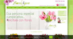 Desktop Screenshot of flores4you.com